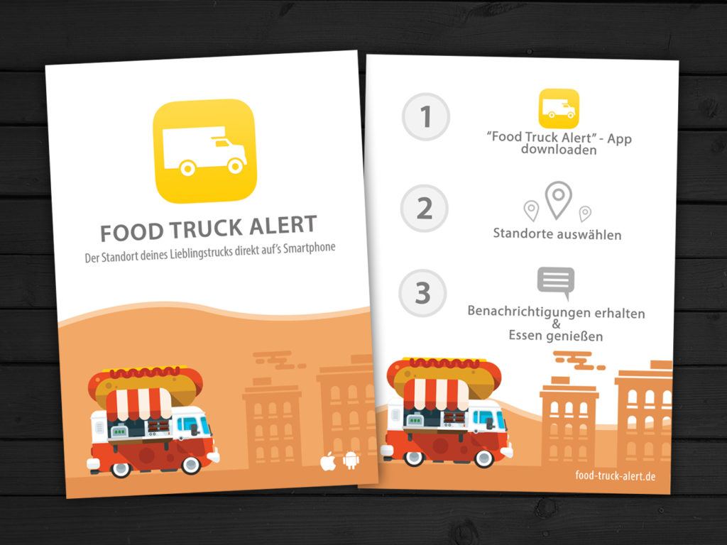 Food Truck Alert Flyer